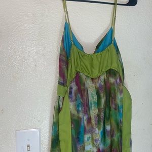 Spaghetti strap maxi dress, small